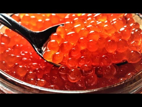 Video: Wie Man Rosa Lachs Mit Kaviar Unterscheidet
