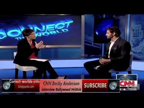 CNN Becky Anderson interview Bollywood Hrithik [co...