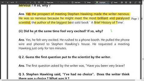 A visit to cambridge class 8 question answer | CH 7 Q&A| COMPREHENSION CHECK + WORKING WITH THE TEXT
