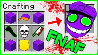 Minecraft FNAF - How to Summon PURPLE GUY in Crafting Table!