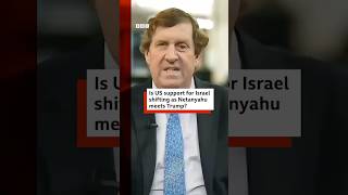 Is US support for Israel shifting as Netanyahu meets Trump? #BBCNews