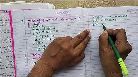 9th Standard | Maths 1 | Polynomial - Practice Set 3.5 (Part 2)