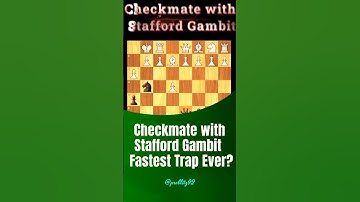 Mastering the Stafford Gambit: Checkmate Strategies Revealed! #shorts