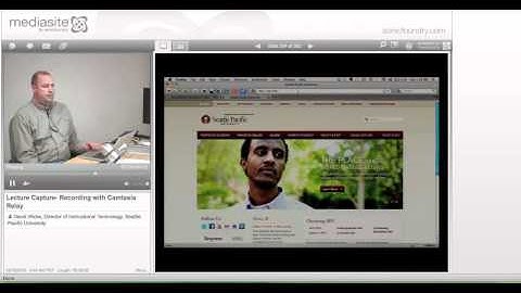 Lecture Capture- Recording with Camtasia Relay