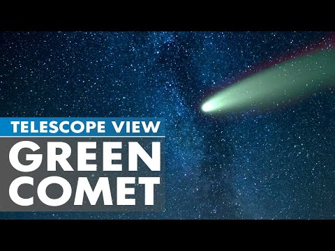 «Εξωτικός» πράσινος κομήτης: Live streaming το πέρασμά του από τη Γη