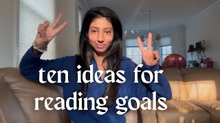 10 ideas for your 2025 reading goals