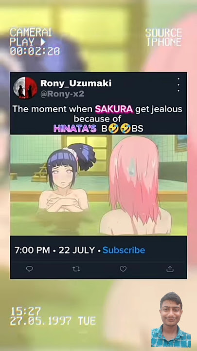 The Moment When Sakura Get Jealous Because Of Hinata 😂 #naruto #shorts #hinata #anime #comedy