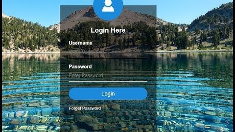 Login Form Using In HTML and CSS | How To Create  Sign In Form Design || 2018