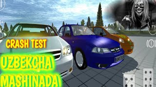 SIMPLE CAR CRASH // SIMPLE CAR CRASH UZB // UZBEKCHA MASHINADA// CRASH TEST// CAR PARKING UZB