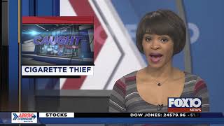 CAUGHT IN THE ACT: Cigarette Thief