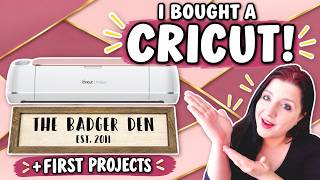 OMG! I Bought A Cricut! | Unboxed + First Cut | My First 3 Projects | How Is This Yarn Related?