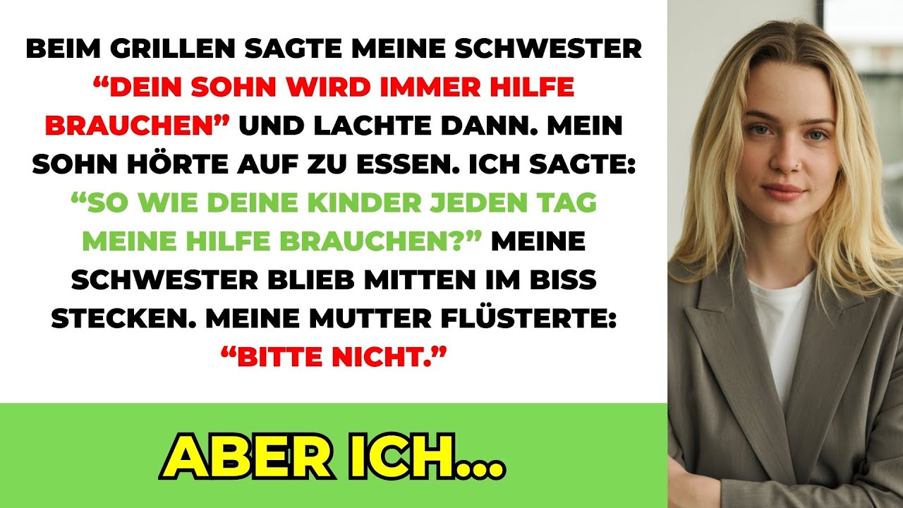 Bei Dem Grillfest Sagte Meine Schwester: 