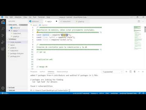 Web Visualization with OPC UA in Javascript - Part 2 / Installing Node Modules
