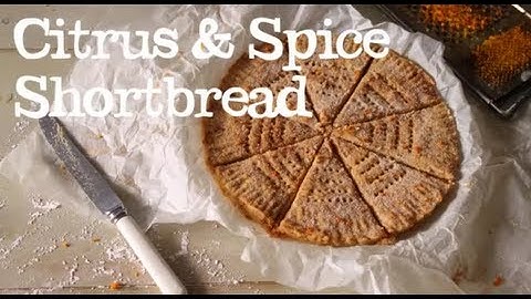 Citrus and Spice Shortbread from Abel & Cole