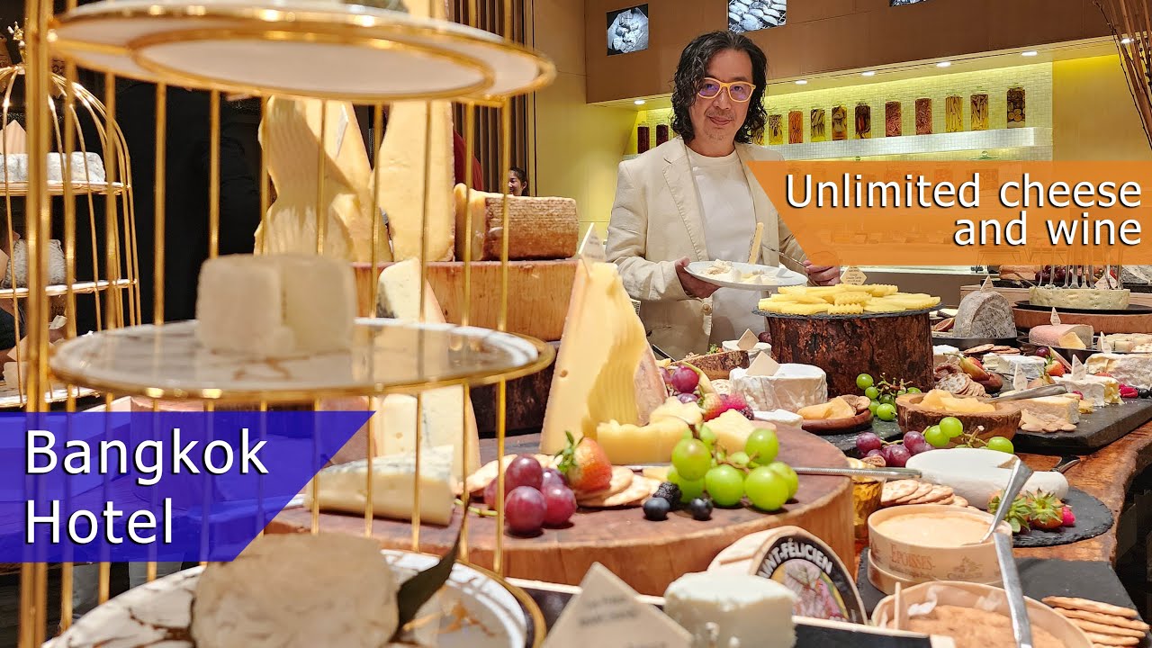 Unlimited cheese and wine at the Marriott Sukhumvit