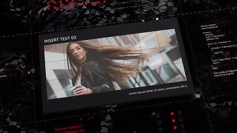 Grid Slideshow - Cubes Ocean After Effects Templates