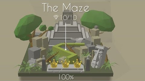 Dancing Line | The Maze All Gems and Crowns %100 (With Secret Ending!)