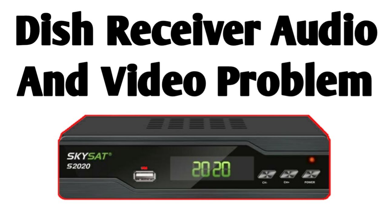 How to repair a dish receiver audio video problems solve in urdu hindi