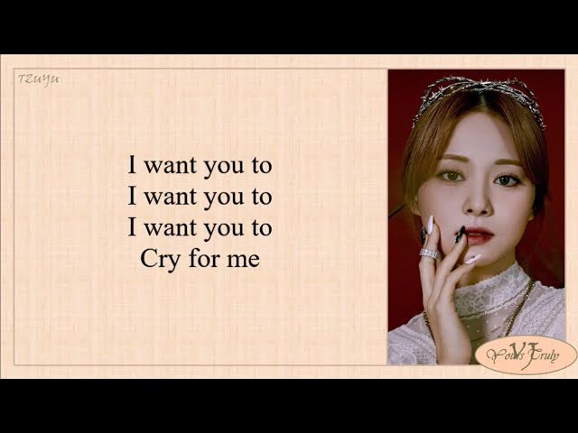 TWICE - Cry For Me (Easy Lyrics) class=