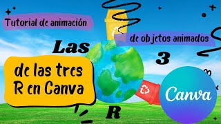 Tutorial de animación de objetos animados de las tres R en Canva