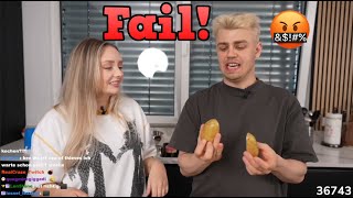 Masha verkackt Kartoffel schneiden - Papaplatte sauer