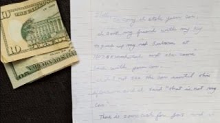 'Accidentally Stolen' Car Returned With Apology Note and Gas Money