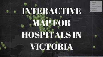 Interactive Map for hospitals in Victoria (python)