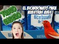 TRUCO CASERO, EL BICARBONATO PARA NUESTRAS AVES