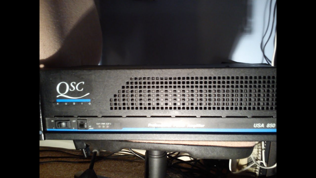 QSC USA 850 PA Amplifier