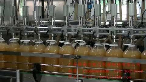 Edible oil production line----edible oil filling capping machine