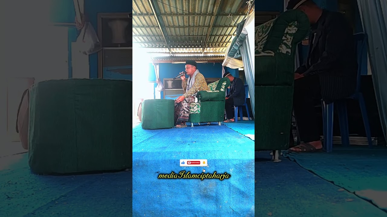 Salah satu qori yang ada di desa ciptaharja, al-ustadz Cecep dari kp Andir 