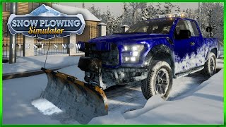 Snow Plowing Simulator : First Snow - First Look - Lets See What's Been Changed