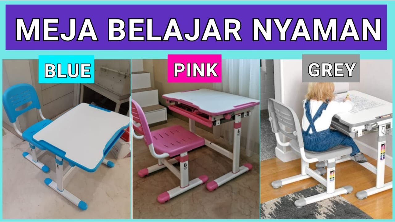 Meja belajar Anak Sekolah Premium Meja Belajar Sekolah 