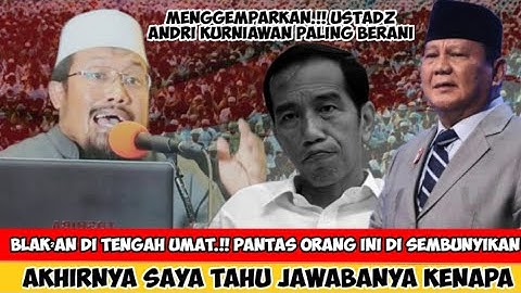 MENGGEMPARKAN.!! USTADZ ANDRI KURNIAWAN PALING BERANI BLAK²AN UNGKAP HAL INI KEPADA UMAT
