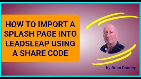 How To Import LeadsLeap sales Funnel Using Share Code