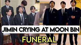 BTS Attending Moon Bin Funeral, Jimin CRYING at Moon bin Funeral, BTS