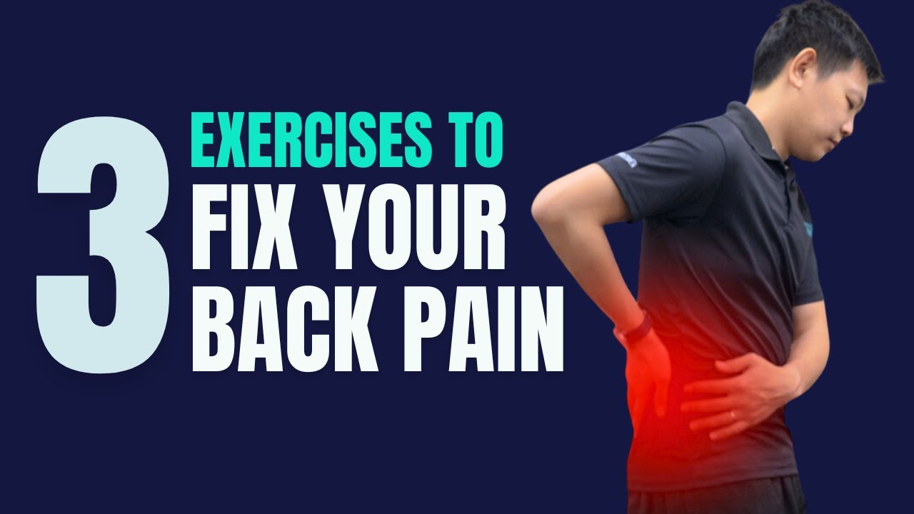 3 Simple Exercises to FIX Your Back Pain Exercises for Lumbar