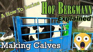 FS19 Hof Bergmann Explained - Making Calves - A How To Series screenshot 2