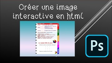 Créer une image interactive (ou cliquable) avec Photoshop