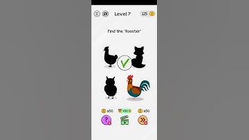 Braindom level no 7. find the "Rooster"