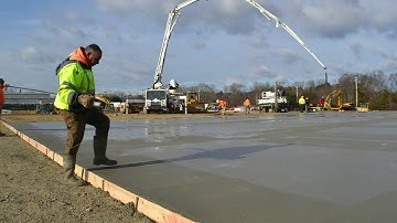 Tilt-Up Construction: Placing Concrete Slab @ 2 Wren Haven Road
