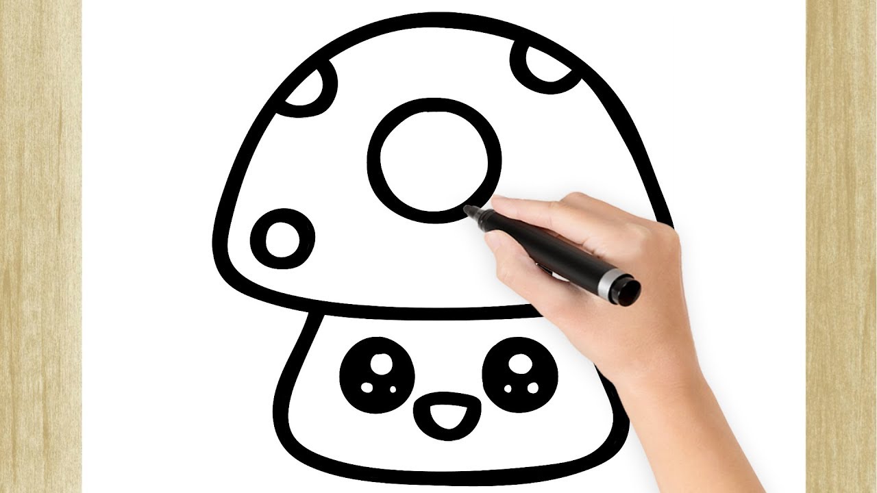 Desenhos de Cogumelos para Colorir e Imprimir - Aprender a Desenhar