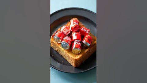 Toast Spread with Coke Cans