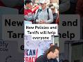 New Policies and Tariffs will help everyone #charliekirk  #interview #politics #debate #tariffs