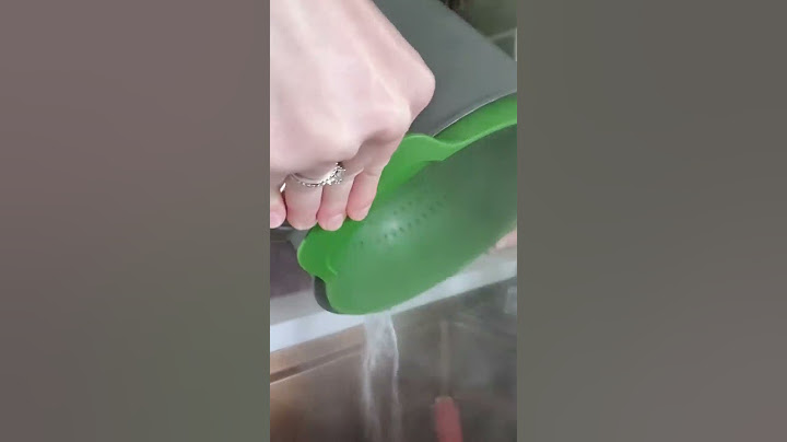 Draining hack for cooking