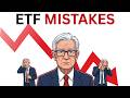 7 Costly ETF Mistakes Most Investors Make (With Real Examples)
