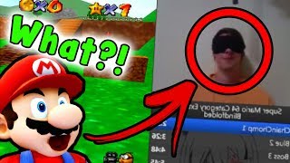 He BEAT Super Mario 64 BLINDFOLDED (16 Star World Record)