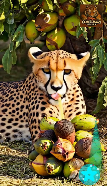 Lesser Cheetah #ClawsAndMawsKitchen #WildlifeFeeding
