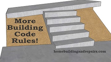 Building Code Suggestions And What To Do When Stairs Meet Sloping Sidewalks or Landings