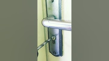 How to drill door lock #ytshorts